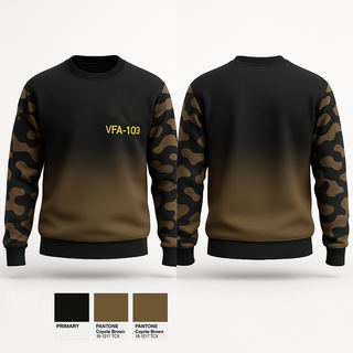 Crew Neck Sweatshirt, VFA-103, , Teamtime, Team time, sublimation, custom sports apparel, team uniforms, spirit wear, spiritwear, sports uniforms, custom shirts, team store, custom team store, fundraiser sports, apparel fundraiser