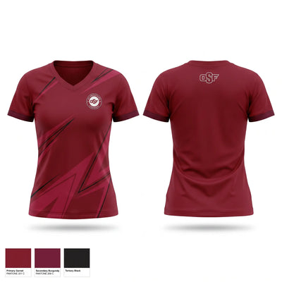 University Middle School Eagles Women's Short Sleeve V-neck Shirt - 1
