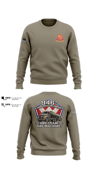 Crew Neck Sweatshirt, 946th TC, Army, Teamtime, Team time, sublimation, custom sports apparel, team uniforms, spirit wear, spiritwear, sports uniforms, custom shirts, team store, custom team store, fundraiser sports, apparel fundraiser