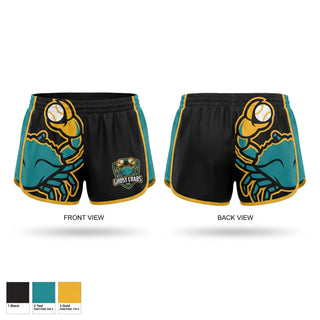 Womens Shorts, Ghost Crabs, Baseball, Teamtime, Team time, sublimation, custom sports apparel, team uniforms, spirit wear, spiritwear, sports uniforms, custom shirts, team store, custom team store, fundraiser sports, apparel fundraiser