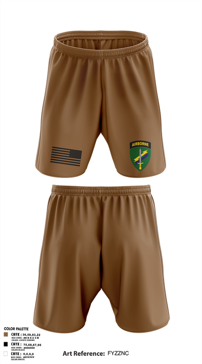 492nd ca bn 48784329 Athletic Shorts With Pockets - 1