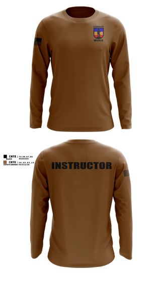 Long Sleeve Performance Shirt, 2/254 RTI, Army, Teamtime, Team time, sublimation, custom sports apparel, team uniforms, spirit wear, spiritwear, sports uniforms, custom shirts, team store, custom team store, fundraiser sports, apparel fundraiser