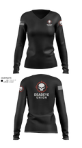 DEADEYE UNION 70253408 Women's Long Sleeve V-neck Shirt - 21