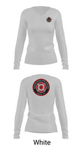 Bangor fire 12314557 Women's Long Sleeve V-neck Shirt - 11