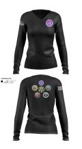 USMOG 65011829 Women's Long Sleeve V-neck Shirt - 21