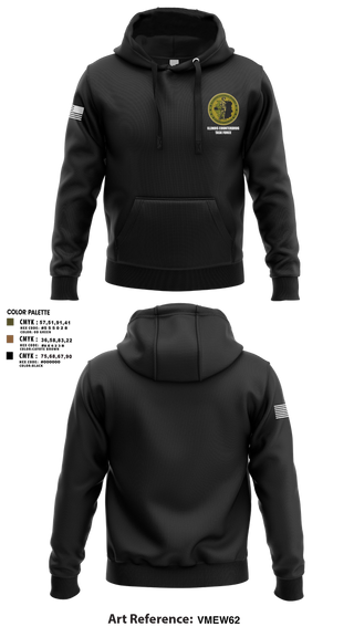 Hoodie, Illinois Counterdrug Task Force, , Teamtime, Team time, sublimation, custom sports apparel, team uniforms, spirit wear, spiritwear, sports uniforms, custom shirts, team store, custom team store, fundraiser sports, apparel fundraiser