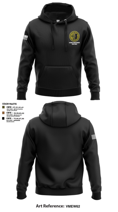 Illinois Counterdrug Task Force 54341154 Hoodie - 16