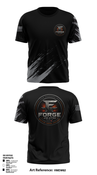 Short Sleeve Performance Shirt, Forge Jiu Jitsu, , Teamtime, Team time, sublimation, custom sports apparel, team uniforms, spirit wear, spiritwear, sports uniforms, custom shirts, team store, custom team store, fundraiser sports, apparel fundraiser