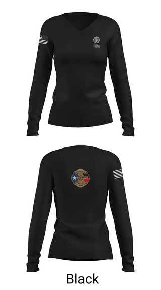 Womens Long Sleeve Vneck Shirt, Magnolia Station 189, Fire Department, Teamtime, Team time, sublimation, custom sports apparel, team uniforms, spirit wear, spiritwear, sports uniforms, custom shirts, team store, custom team store, fundraiser sports, apparel fundraiser