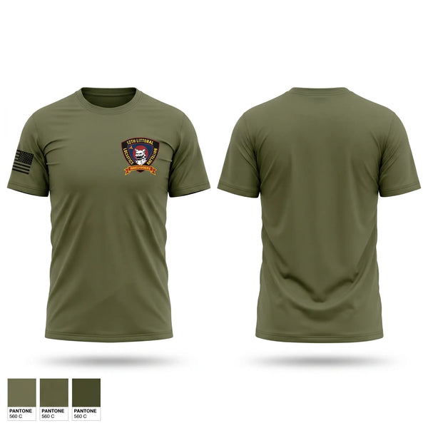 Old School Cotton Feel Shirt, 12TH LITTORAL LOGISTICS BATTALION, Marines, Teamtime, Team time, sublimation, custom sports apparel, team uniforms, spirit wear, spiritwear, sports uniforms, custom shirts, team store, custom team store, fundraiser sports, apparel fundraiser