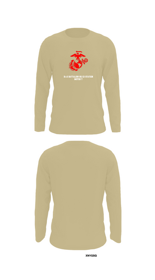 Long Sleeve Performance Shirt, H&S Battalion HQ CO Station Motor T, , Teamtime, Team time, sublimation, custom sports apparel, team uniforms, spirit wear, spiritwear, sports uniforms, custom shirts, team store, custom team store, fundraiser sports, apparel fundraiser