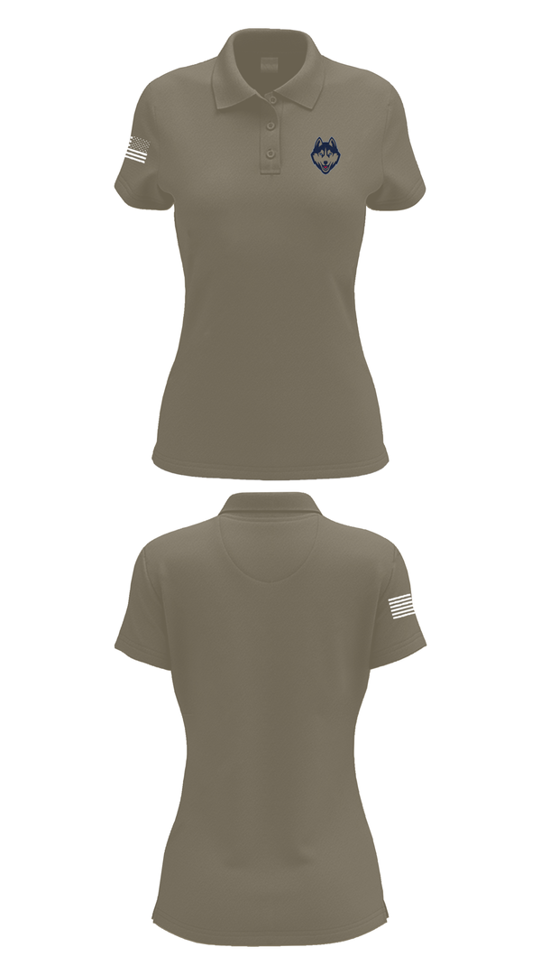 Womens Short Sleeve Performance Polo, UConn Women’s Soccer, Women's Soccer, Teamtime, Team time, sublimation, custom sports apparel, team uniforms, spirit wear, spiritwear, sports uniforms, custom shirts, team store, custom team store, fundraiser sports, apparel fundraiser