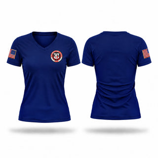 Womens Short Sleeve Vneck Shirt, CLARK ATLANTA UNIVERSITY POLICE DEPARTMENT, Police, Teamtime, Team time, sublimation, custom sports apparel, team uniforms, spirit wear, spiritwear, sports uniforms, custom shirts, team store, custom team store, fundraiser sports, apparel fundraiser