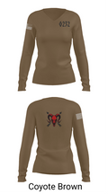 0232 Women's Long Sleeve V-neck Shirt - 17
