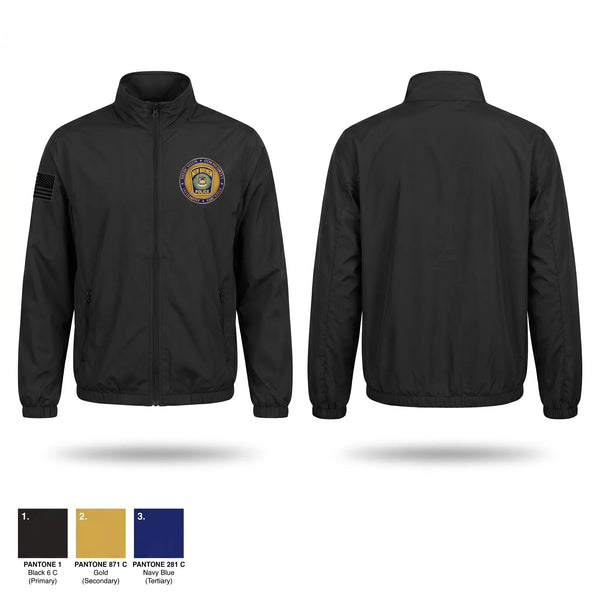 Windbreaker, New Bremen Police Department, Police, Teamtime, Team time, sublimation, custom sports apparel, team uniforms, spirit wear, spiritwear, sports uniforms, custom shirts, team store, custom team store, fundraiser sports, apparel fundraiser