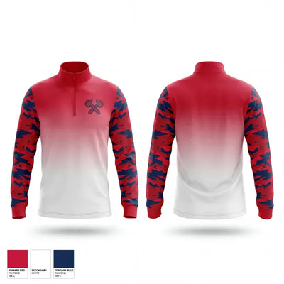 Alaska Legion Baseball 59100082 Quarter Zip Jacket - 1