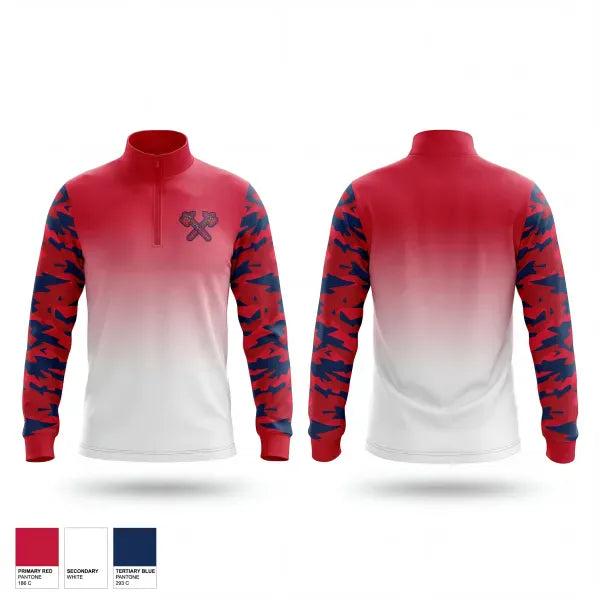 Quarter Zip Jacket, Alaska Legion Baseball, Baseball, Teamtime, Team time, sublimation, custom sports apparel, team uniforms, spirit wear, spiritwear, sports uniforms, custom shirts, team store, custom team store, fundraiser sports, apparel fundraiser