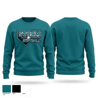 Crew Neck Sweatshirt, Webster/Siren Storm, Softball, Teamtime, Team time, sublimation, custom sports apparel, team uniforms, spirit wear, spiritwear, sports uniforms, custom shirts, team store, custom team store, fundraiser sports, apparel fundraiser