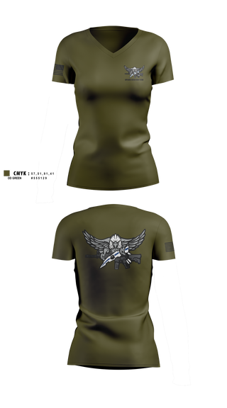 Womens Short Sleeve Vneck Shirt, Special Reaction Team, Marines, Teamtime, Team time, sublimation, custom sports apparel, team uniforms, spirit wear, spiritwear, sports uniforms, custom shirts, team store, custom team store, fundraiser sports, apparel fundraiser