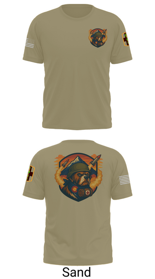 Old School Cotton Feel Shirt, 10th Field Hospital (FWD), , Teamtime, Team time, sublimation, custom sports apparel, team uniforms, spirit wear, spiritwear, sports uniforms, custom shirts, team store, custom team store, fundraiser sports, apparel fundraiser