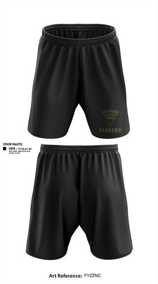 Athletic Shorts With Pockets, State Police, Police, Teamtime, Team time, sublimation, custom sports apparel, team uniforms, spirit wear, spiritwear, sports uniforms, custom shirts, team store, custom team store, fundraiser sports, apparel fundraiser