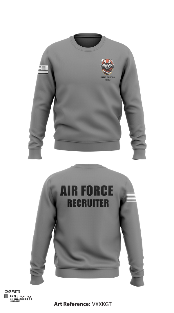 Crew Neck Sweatshirt, 336 RCS F Flight, , Teamtime, Team time, sublimation, custom sports apparel, team uniforms, spirit wear, spiritwear, sports uniforms, custom shirts, team store, custom team store, fundraiser sports, apparel fundraiser
