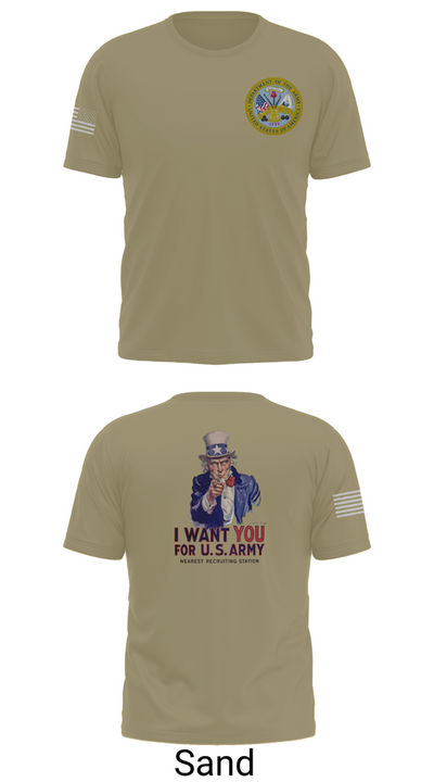 US Army I Want You 76454793 Short Sleeve Performance Shirt - 96
