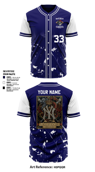 Full Button Baseball Jersey, New York Yankees, Baseball, Teamtime, Team time, sublimation, custom sports apparel, team uniforms, spirit wear, spiritwear, sports uniforms, custom shirts, team store, custom team store, fundraiser sports, apparel fundraiser