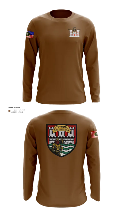 175th MRBC 2368764 Long Sleeve Performance Shirt 22