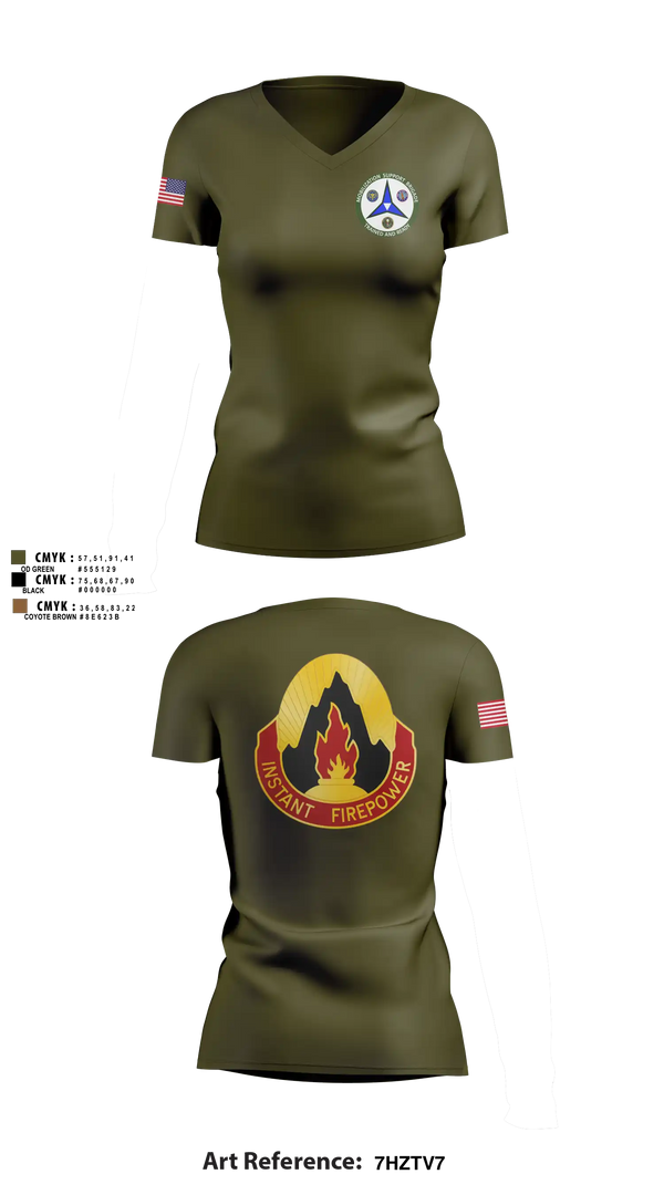 Womens Short Sleeve Vneck Shirt, 38th RSG, Army, Teamtime, Team time, sublimation, custom sports apparel, team uniforms, spirit wear, spiritwear, sports uniforms, custom shirts, team store, custom team store, fundraiser sports, apparel fundraiser