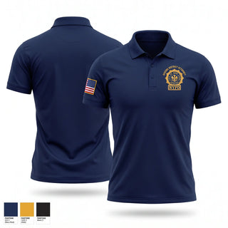 Short Sleeve Performance Polo, Queens District Attorney Squad, Police, Teamtime, Team time, sublimation, custom sports apparel, team uniforms, spirit wear, spiritwear, sports uniforms, custom shirts, team store, custom team store, fundraiser sports, apparel fundraiser