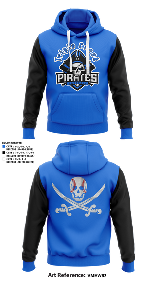 Hoodie, Tripple Creek Pirates, Baseball, Teamtime, Team time, sublimation, custom sports apparel, team uniforms, spirit wear, spiritwear, sports uniforms, custom shirts, team store, custom team store, fundraiser sports, apparel fundraiser
