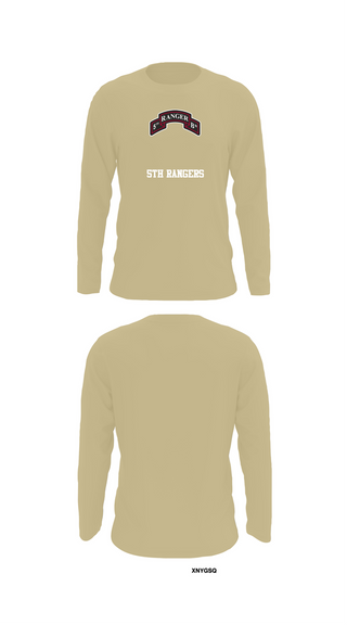 Long Sleeve Performance Shirt, 5th Rangers, , Teamtime, Team time, sublimation, custom sports apparel, team uniforms, spirit wear, spiritwear, sports uniforms, custom shirts, team store, custom team store, fundraiser sports, apparel fundraiser