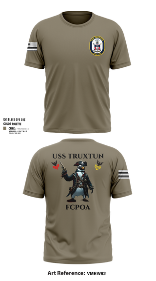 Short Sleeve Performance Shirt, USS TRUXTUN DDG 103, Navy, Teamtime, Team time, sublimation, custom sports apparel, team uniforms, spirit wear, spiritwear, sports uniforms, custom shirts, team store, custom team store, fundraiser sports, apparel fundraiser