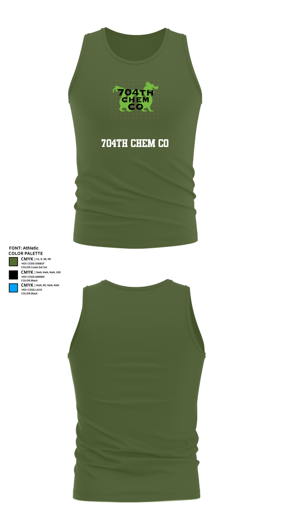 Tank Top, 704th Chem Co, , Teamtime, Team time, sublimation, custom sports apparel, team uniforms, spirit wear, spiritwear, sports uniforms, custom shirts, team store, custom team store, fundraiser sports, apparel fundraiser