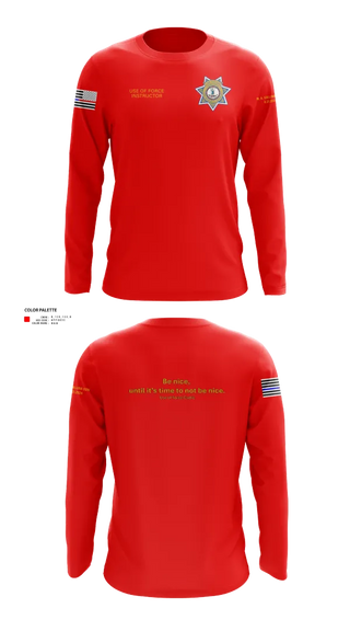 Long Sleeve Performance Shirt, Stafford County Fire Marshal's Office, Police, Teamtime, Team time, sublimation, custom sports apparel, team uniforms, spirit wear, spiritwear, sports uniforms, custom shirts, team store, custom team store, fundraiser sports, apparel fundraiser