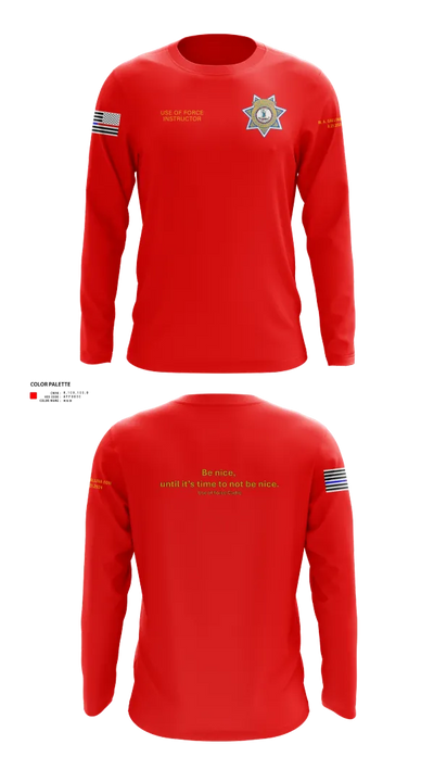 VFMA Use of Force Long Sleeve Performance Shirt 502