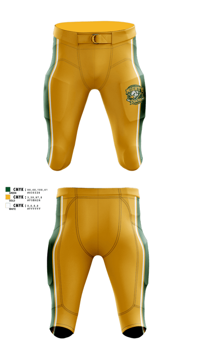 Polish Hill Rainbow Warriors 46803430 Integrated Football Pants - 3