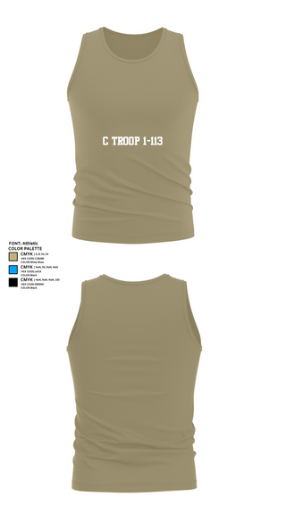 Tank Top, C Troop 1-113, Army, Teamtime, Team time, sublimation, custom sports apparel, team uniforms, spirit wear, spiritwear, sports uniforms, custom shirts, team store, custom team store, fundraiser sports, apparel fundraiser