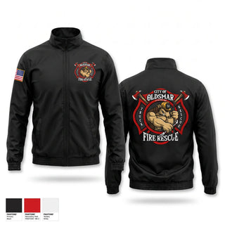 Windbreaker, Oldsmar Fire Rescue, Fire Department, Teamtime, Team time, sublimation, custom sports apparel, team uniforms, spirit wear, spiritwear, sports uniforms, custom shirts, team store, custom team store, fundraiser sports, apparel fundraiser