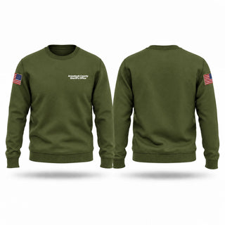 Crew Neck Sweatshirt, Aroostook County Sheriff's Office, Police, Teamtime, Team time, sublimation, custom sports apparel, team uniforms, spirit wear, spiritwear, sports uniforms, custom shirts, team store, custom team store, fundraiser sports, apparel fundraiser
