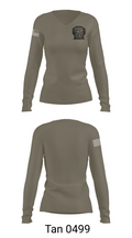MDP2026 18644636 Women's Long Sleeve V-neck Shirt - 11
