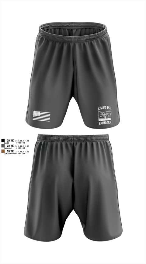 Athletic Shorts With Pockets, C Med, National Guard, Teamtime, Team time, sublimation, custom sports apparel, team uniforms, spirit wear, spiritwear, sports uniforms, custom shirts, team store, custom team store, fundraiser sports, apparel fundraiser