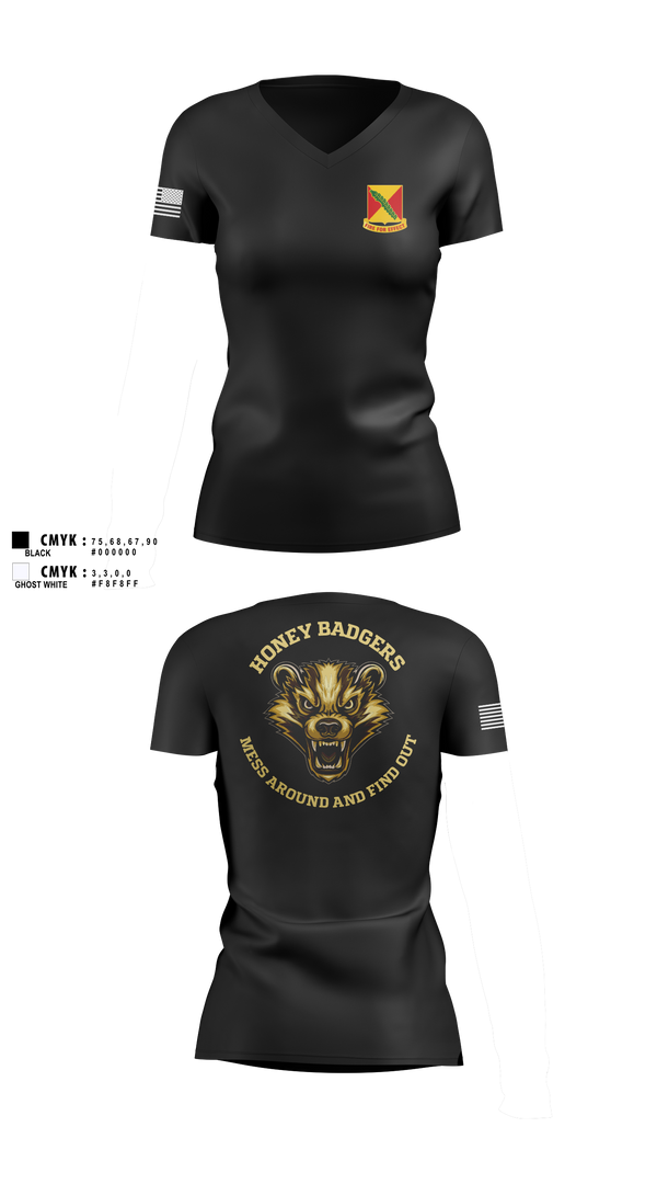 Womens Short Sleeve Vneck Shirt, Delta companyHHB 1-51 ADA, Army, Teamtime, Team time, sublimation, custom sports apparel, team uniforms, spirit wear, spiritwear, sports uniforms, custom shirts, team store, custom team store, fundraiser sports, apparel fundraiser
