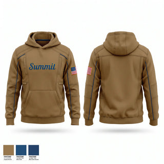 Hoodie, Summit, Army, Teamtime, Team time, sublimation, custom sports apparel, team uniforms, spirit wear, spiritwear, sports uniforms, custom shirts, team store, custom team store, fundraiser sports, apparel fundraiser