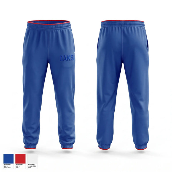 Sweatpants, Oaks, Women's Basketball, Teamtime, Team time, sublimation, custom sports apparel, team uniforms, spirit wear, spiritwear, sports uniforms, custom shirts, team store, custom team store, fundraiser sports, apparel fundraiser