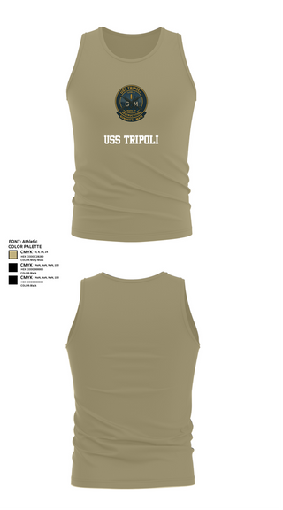 Tank Top, USS TRIPOLI, , Teamtime, Team time, sublimation, custom sports apparel, team uniforms, spirit wear, spiritwear, sports uniforms, custom shirts, team store, custom team store, fundraiser sports, apparel fundraiser