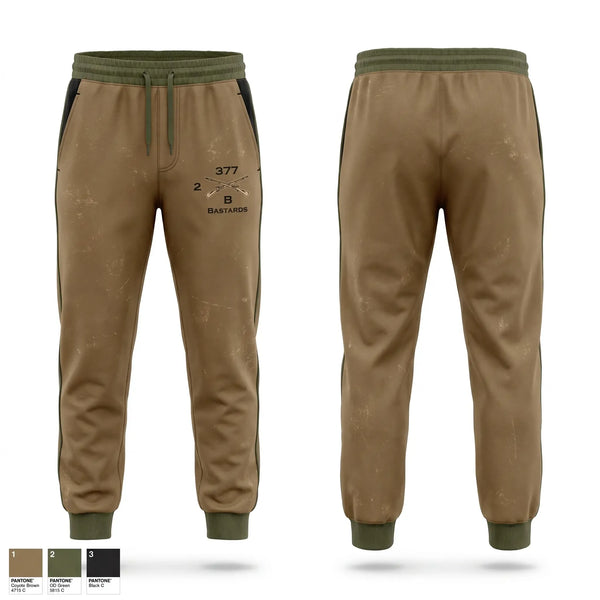 Sweatpants, Bravo Co 2/377, Army, Teamtime, Team time, sublimation, custom sports apparel, team uniforms, spirit wear, spiritwear, sports uniforms, custom shirts, team store, custom team store, fundraiser sports, apparel fundraiser
