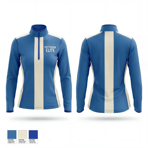 Quarter Zip Jacket, PATTERSON ELITE, Men's Basketball, Teamtime, Team time, sublimation, custom sports apparel, team uniforms, spirit wear, spiritwear, sports uniforms, custom shirts, team store, custom team store, fundraiser sports, apparel fundraiser