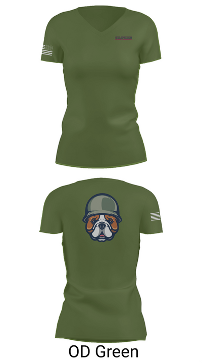 Indy Radio Platoon 10234991 Women's Short Sleeve V-neck Shirt - 48